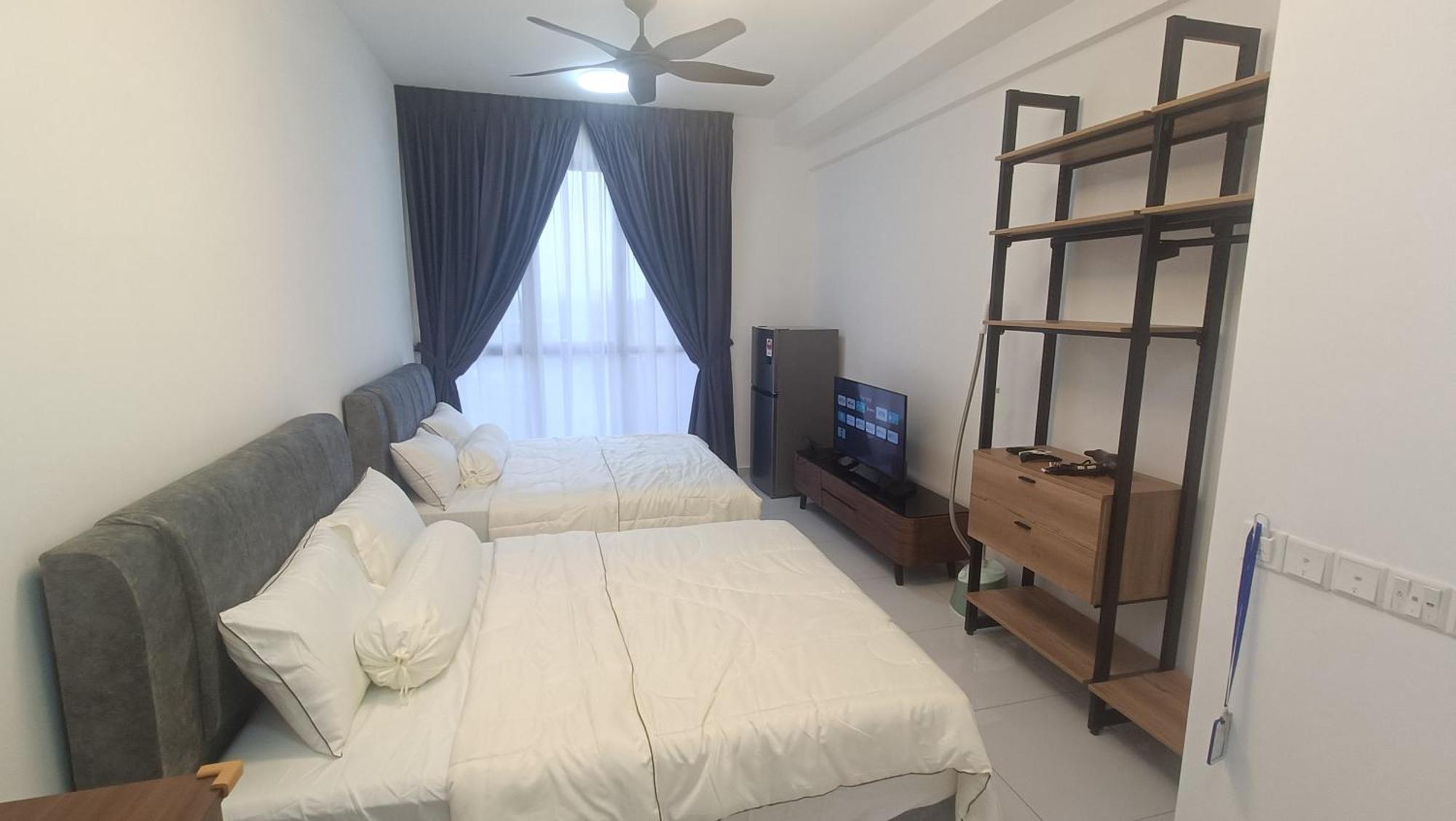 Sky Trees 4 Guests High Floor Smart Tv Garden View A1801 Daire Johor Bahru Dış mekan fotoğraf
